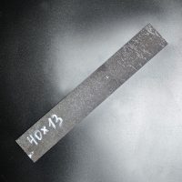 Заготовка для ножа из листовой стали 40х13 размеры: 200х40х6 мм.